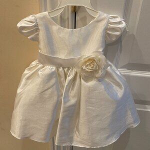 NWOT ivory baby girl evening gown